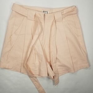 Mo: Vint NY High Waisted Pleated Shorts S Belted